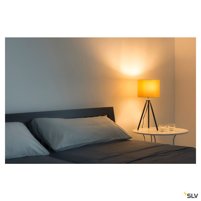 FENDA, table lamp, lamp base, A60, black, without shade, max. 40W, incl. switch in the power cable