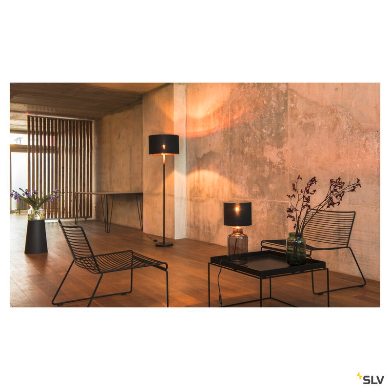 FENDA shade Ø 20cm, round, black/copper