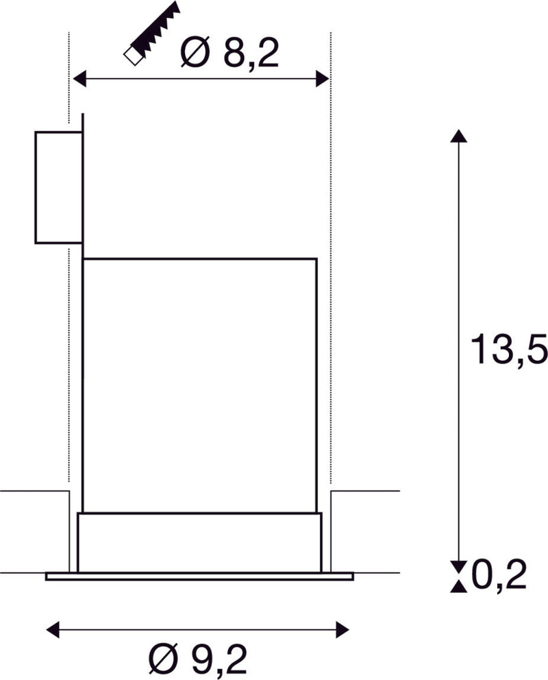 CONTONE, recessed fitting, LED, 2000-3000K, round, white, tiltable, 13W, including leaf springs
