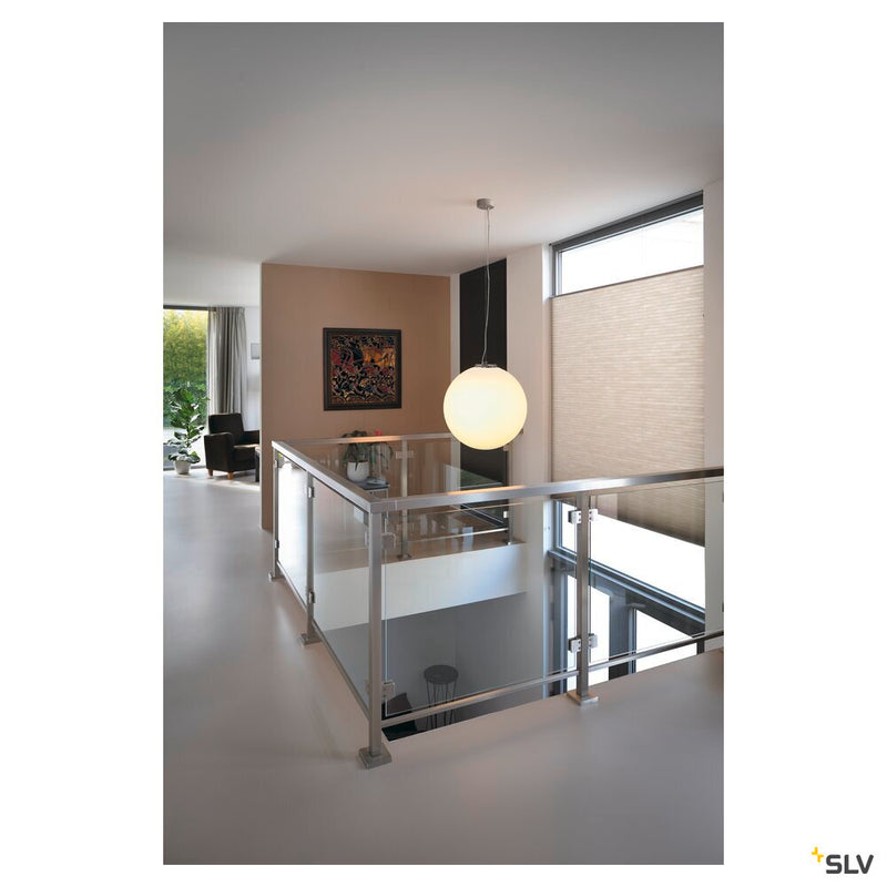 ROTOBALL 50, pendant, TC-TSE, silver-grey/white, Ø 50 cm, max. 24W