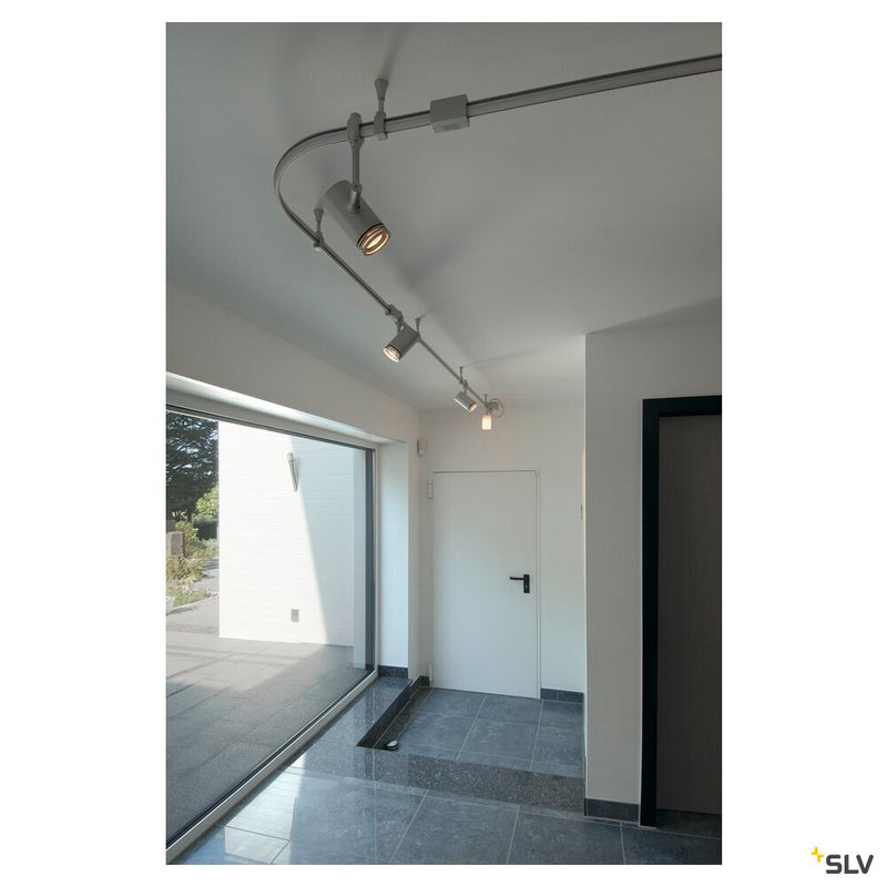 TRACK, for EASYTEC II, silver-grey, 2 m, incl. 2 end caps