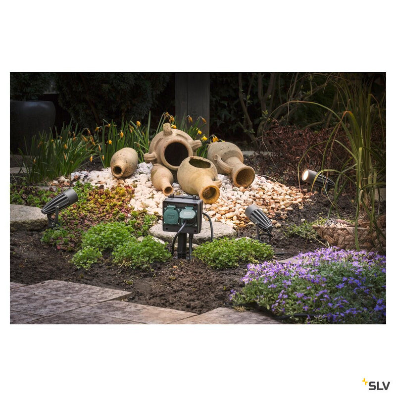 SYNA, outdoor spike luminaire, LED, 3000K, IP55, anthracite, 230V, 8.6W