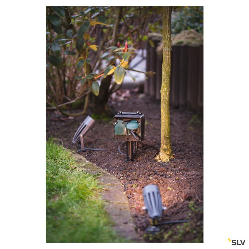 SYNA, outdoor spike luminaire, LED, 3000K, IP55, anthracite, 230V, 8.6W