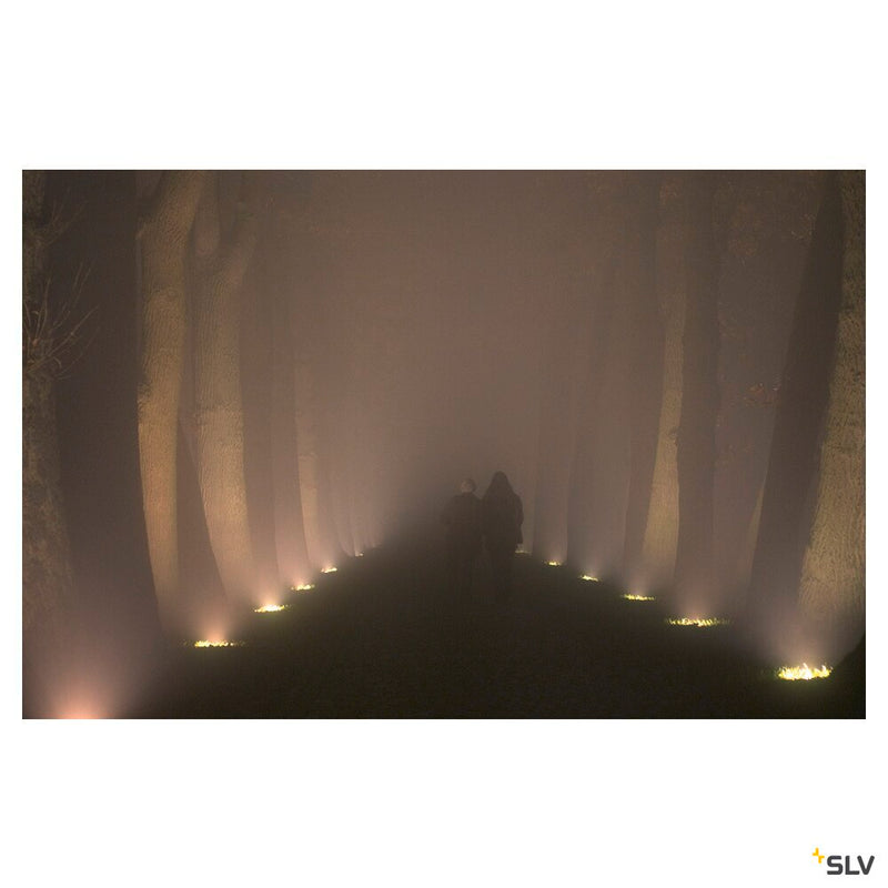 DASAR 215, outdoor inground fitting, QPAR111, IP67, round, stainless steel 316, max. 75W