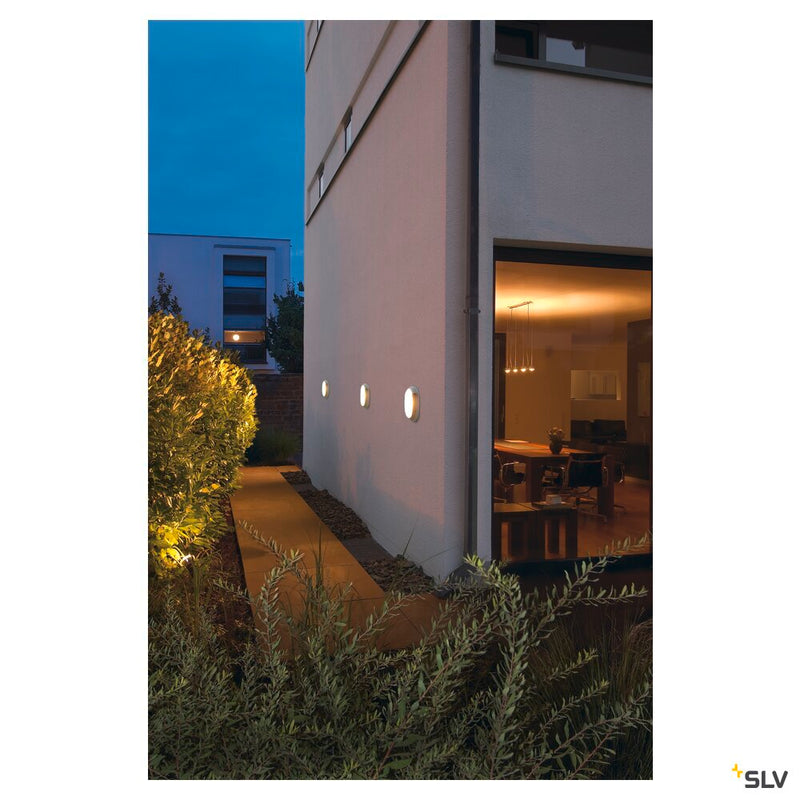 TERANG 2, outdoor wall and ceiling light, LED, 3000K, IP44, oval, anthracite, 11W