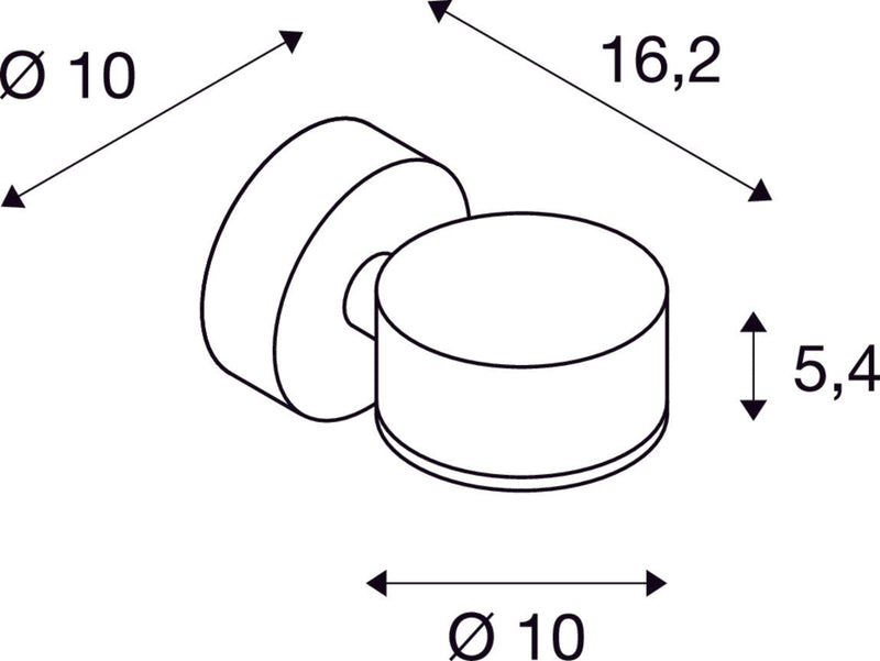 SITRA, outdoor wall light, single-headed, TCR-TSE, IP44, anthracite, max. 9W