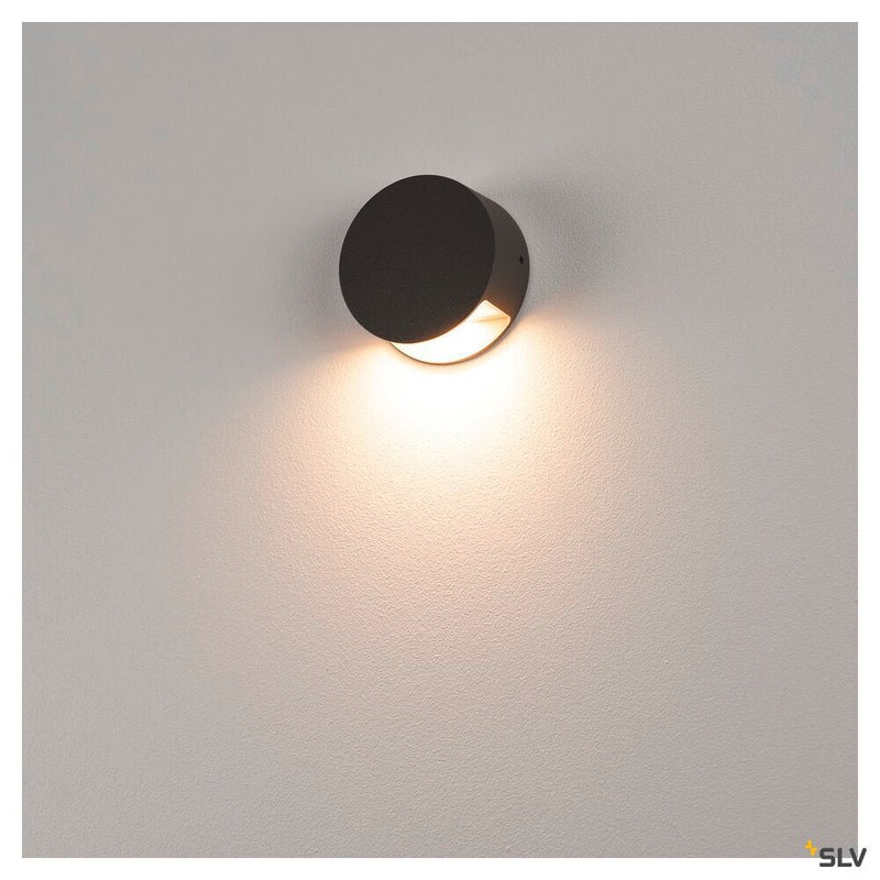 PEMA, wall light, LED, 3000K, anthracite, 3.3 W