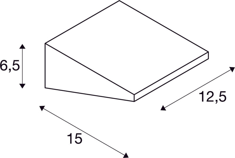 IPERI WALL, outdoor wall light, LED, 4000K, IP44, anthracite, 48 LED, 5W
