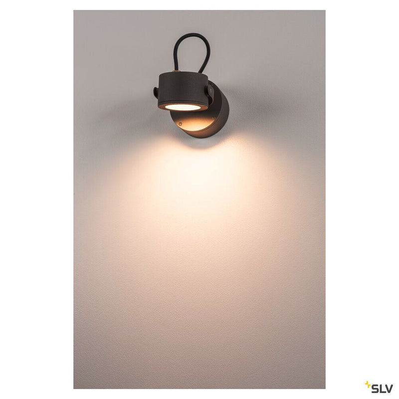 SITRA 360 WL, outdoor wall light, TCR-TSE, IP44, anthracite, max. 9W