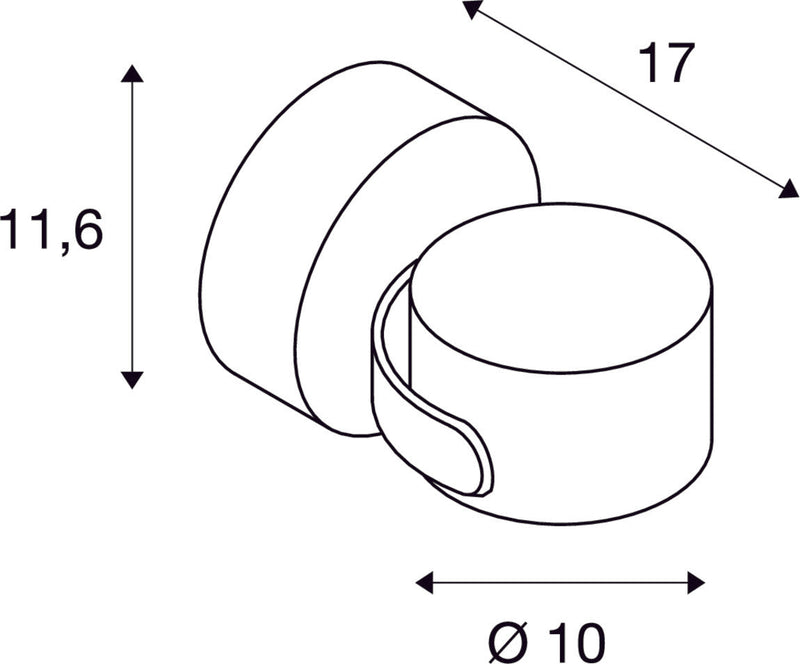 SITRA 360 WL, outdoor wall light, TCR-TSE, IP44, anthracite, max. 9W