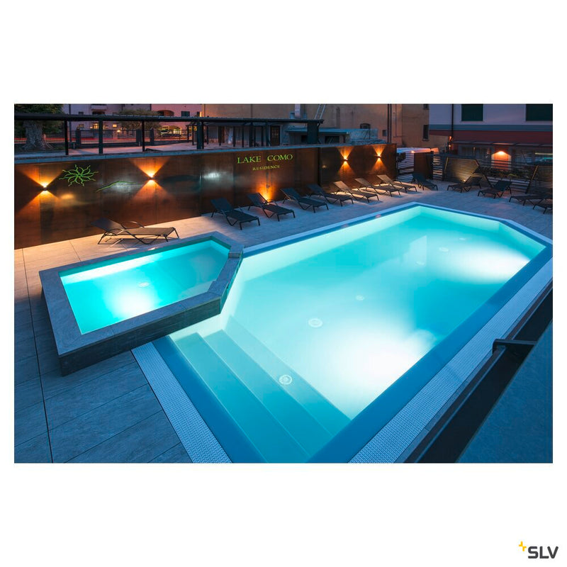 QUAD 2, wall light, LED, 3000K, IP44, square, up/down, anthracite, 6W