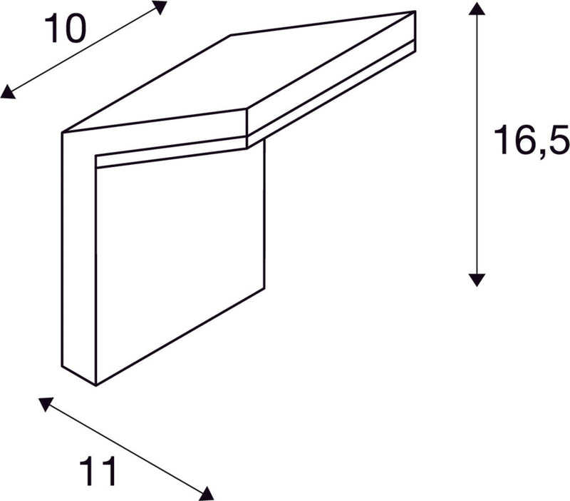 ORDI, outdoor wall light, LED, 3000K, anthracite, 9W