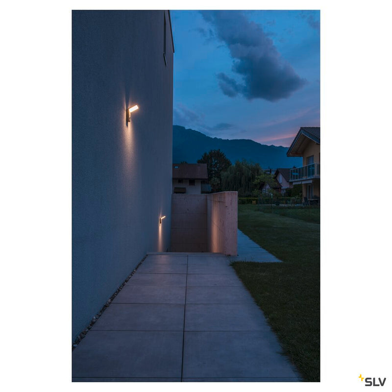 ORDI, outdoor wall light, LED, 3000K, anthracite, with sensor