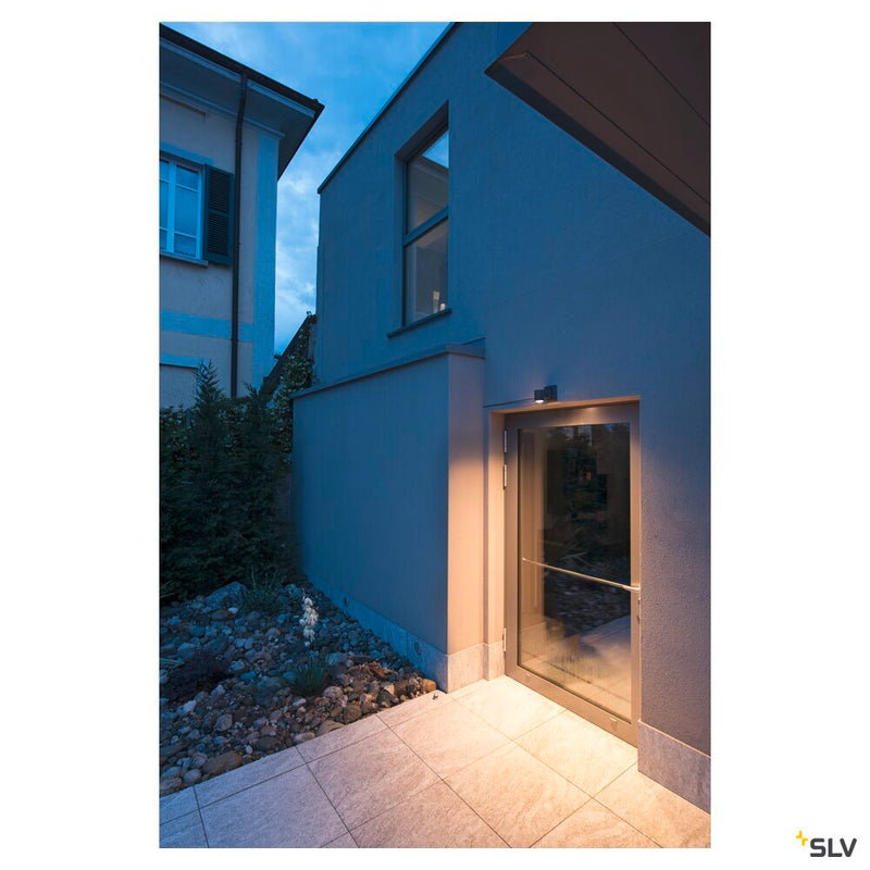 MYRA WALL, outdoor wall and ceiling light, single-headed, QPAR51, IP55, anthracite, max. 50W