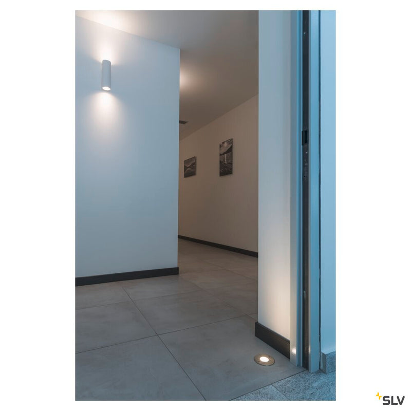 DASAR 920, LV, LED outdoor inground fitting, LED, 3000K, IP67, round, bezel brushed stainless steel, 12-25V, 6.5W