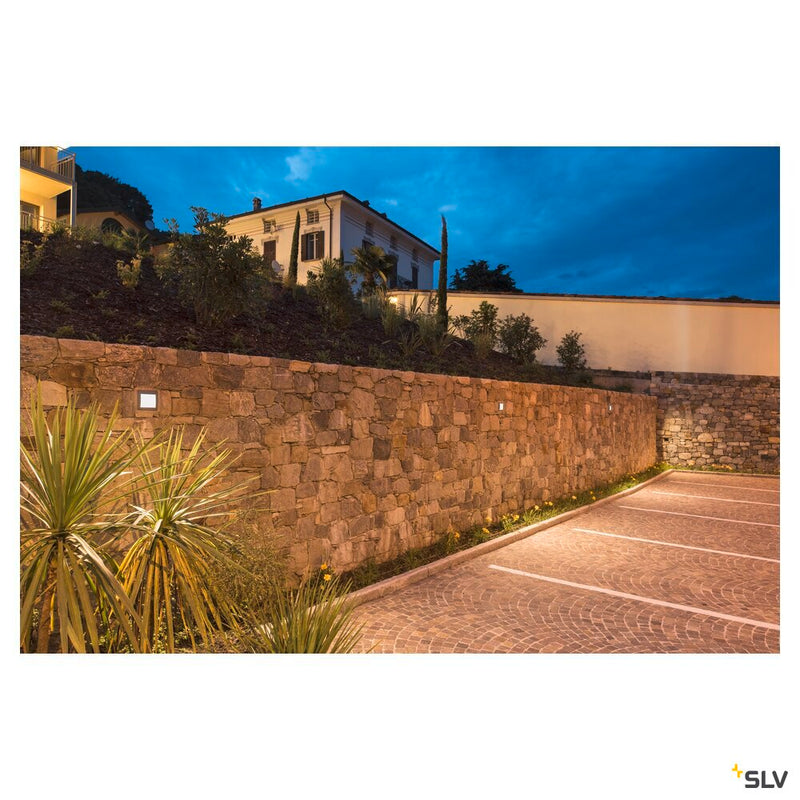 DOWNUNDER OUT LED L, outdoor recessed wall light, LED, 3000K, anthracite