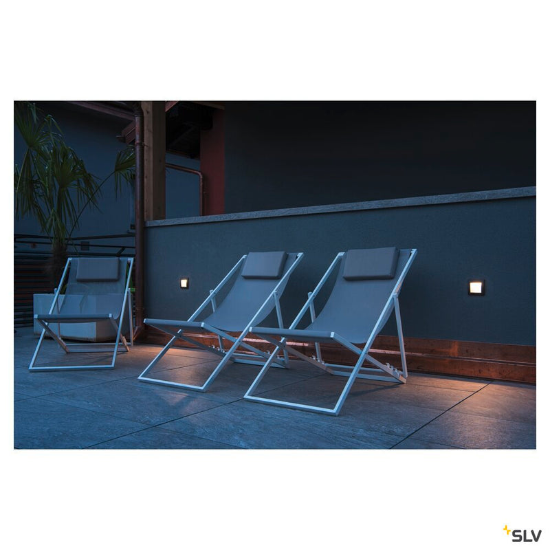 DOWNUNDER OUT LED L, outdoor recessed wall light, LED, 3000K, anthracite