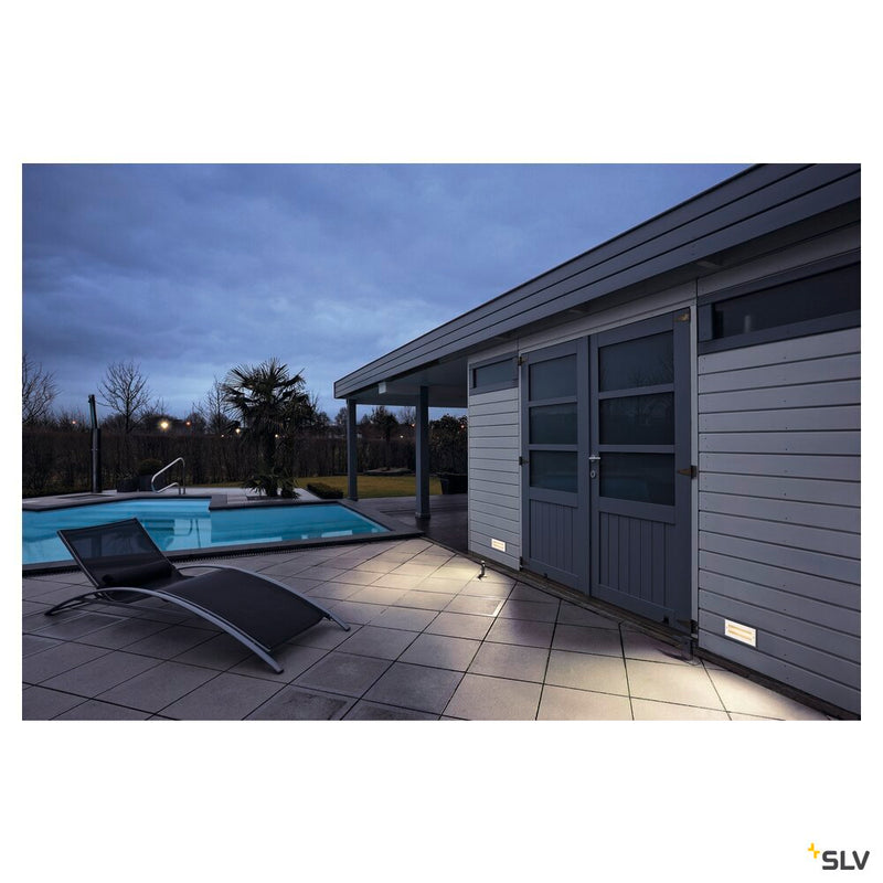 BRICK, outdoor recessed wall light, LED, 3000K, stainless steel, IP67, 230V, 950lm 10W
