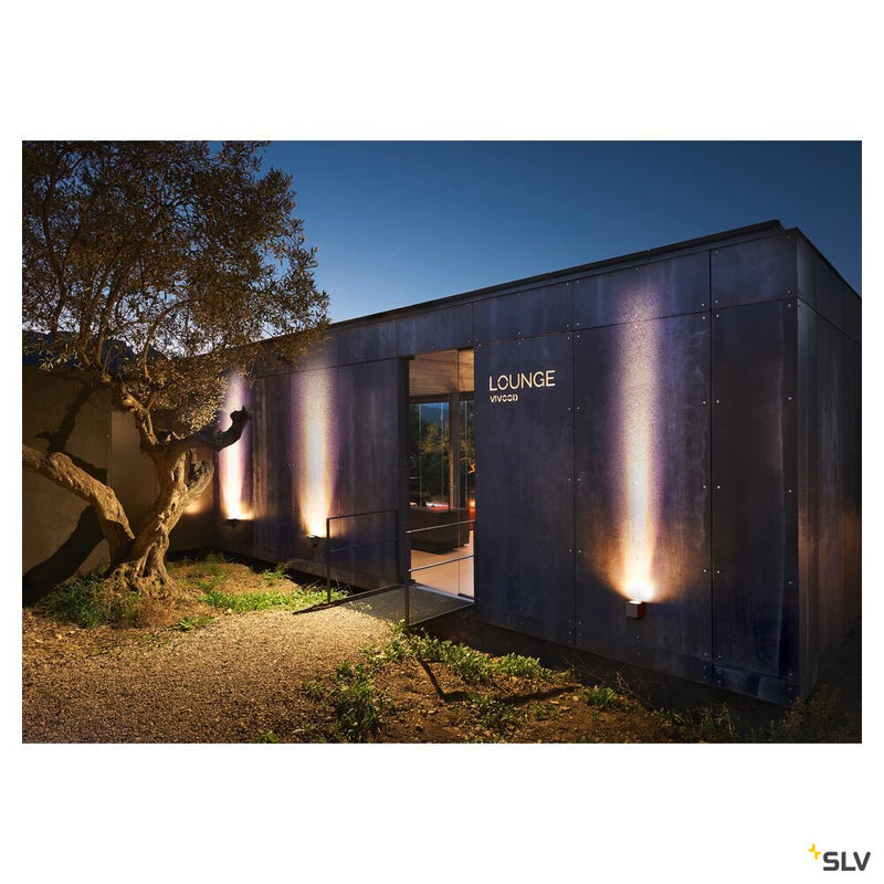 BIG THEO WALL, outdoor wall light, Flood down, LED, 3000K, anthracite, W/H/D 13/14/13.5 cm