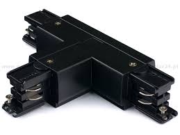 Powergear 3-circuit  Twisted T connector R1->R2 - Black.